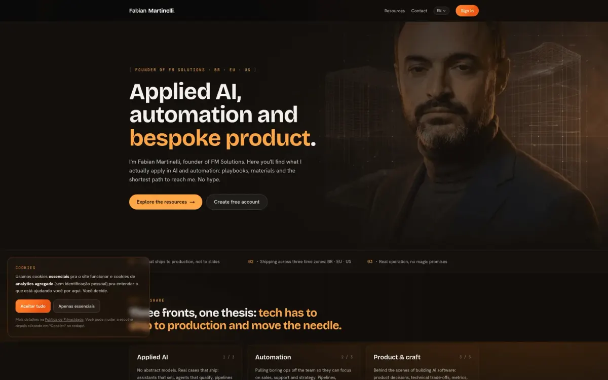 Fabian Martinelli's Applied AI & Operations Portal